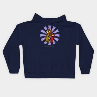 Lippy The Lion And Hardy Har Har Retro Japanese Kids Hoodie